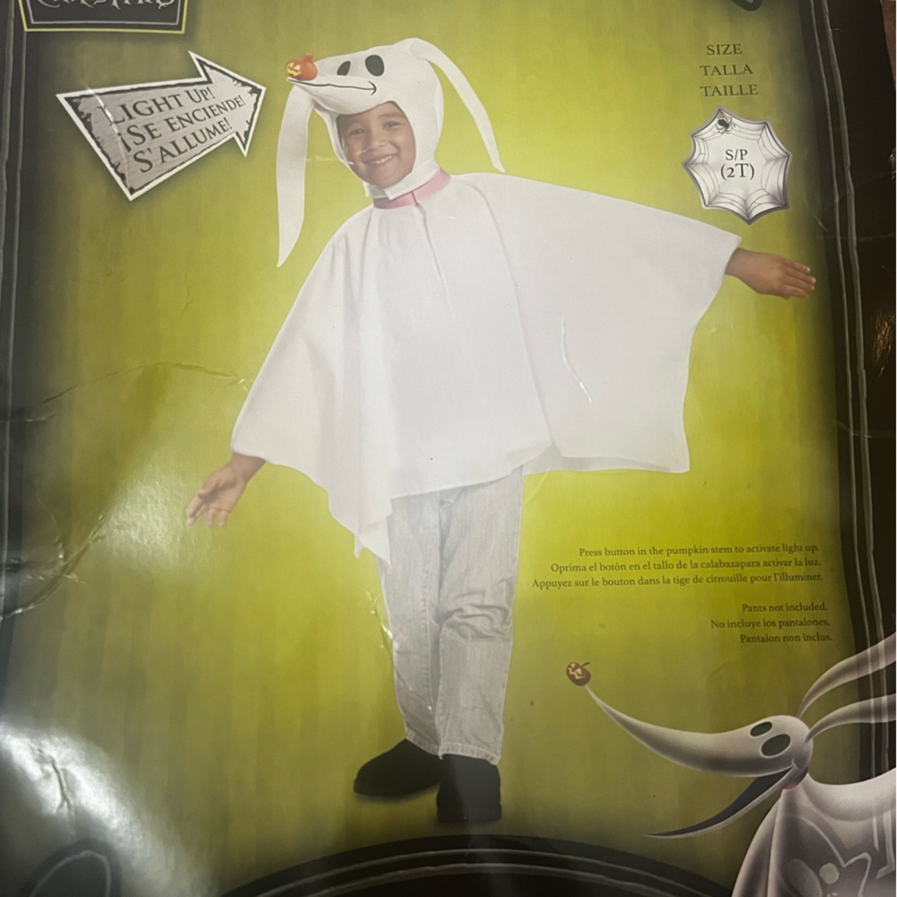 Zero toddler costume Nightmare before Christmas